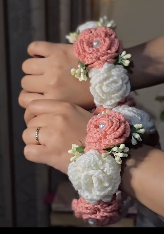 Handmade Crochet Floral Gajra for Women & Girls