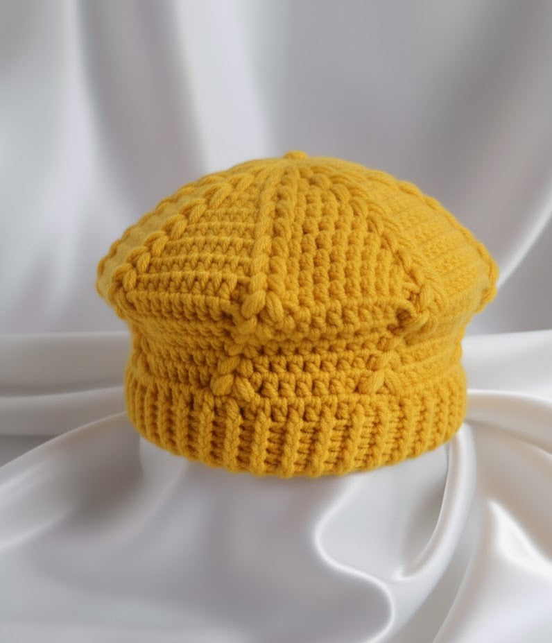 Crochet Handmade Slouchy Hat for Stylish Winter Look