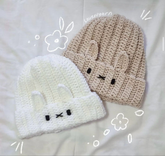 Cute Bunny Knitted Handmade Baby Winter Hat