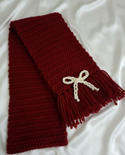Mikasa Trendy Handmade Crochet Scarf