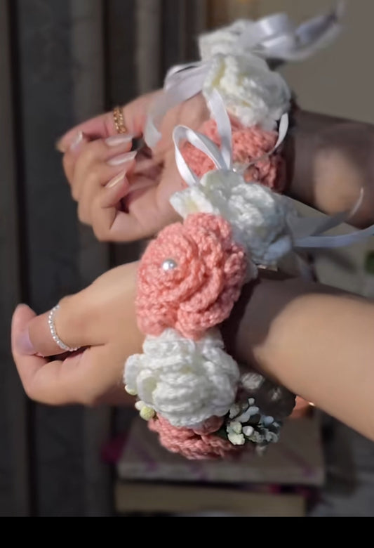 Handmade Crochet Floral Gajra for Women & Girls
