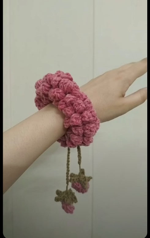 Handmade Crochet Floral Gajra for Women
