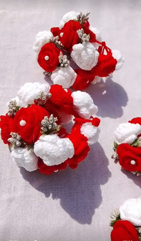 Handmade Crochet Floral Gajra for Women & Girls