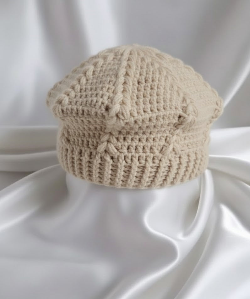 Crochet Handmade Slouchy Hat for Stylish Winter Look