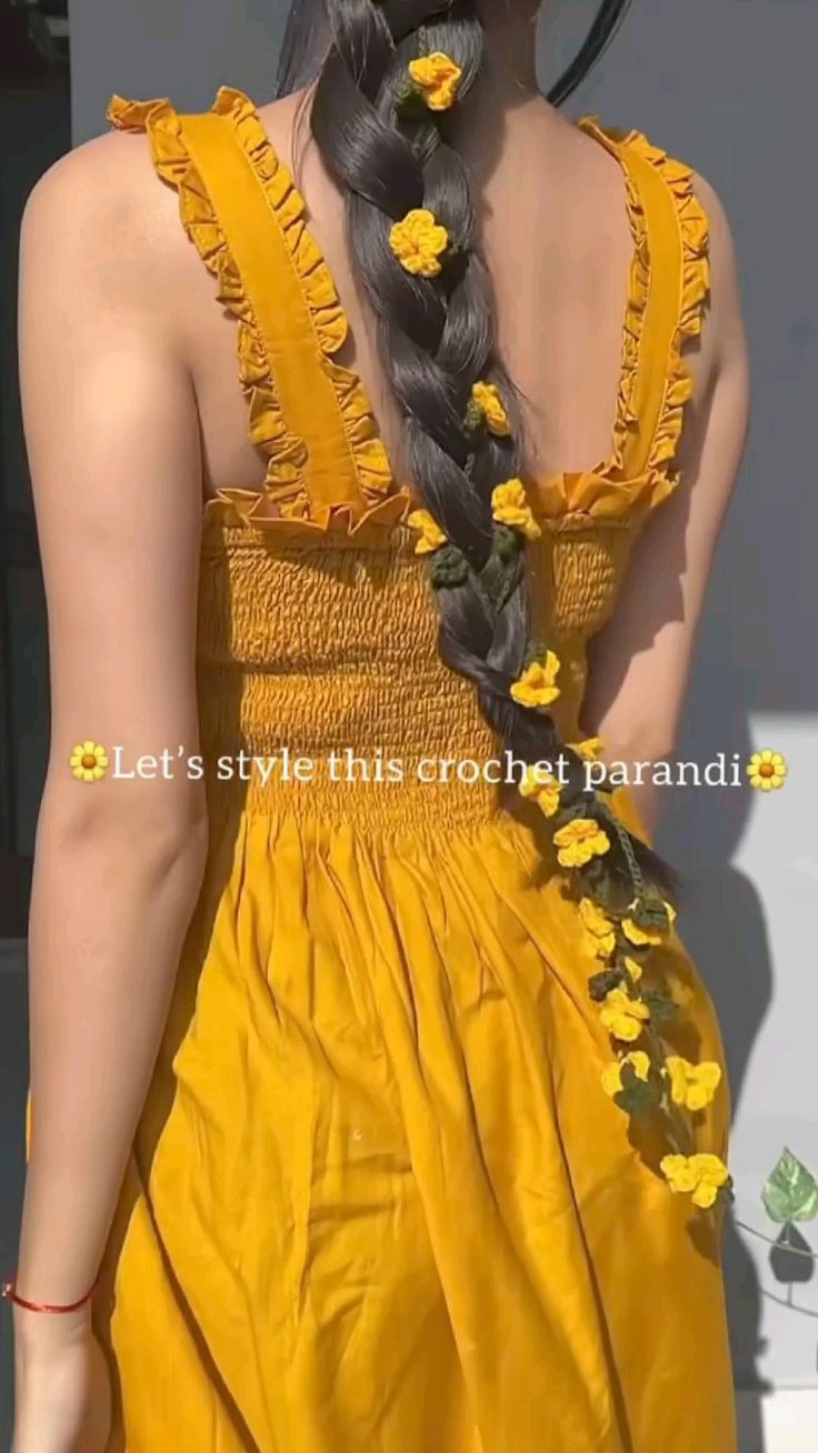 Handmade Crochet Parandi Hair Tassel